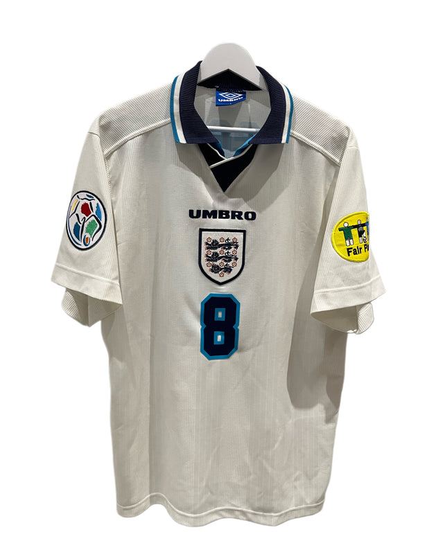 England home 1996 #8 Gascoigne (L) 8/10