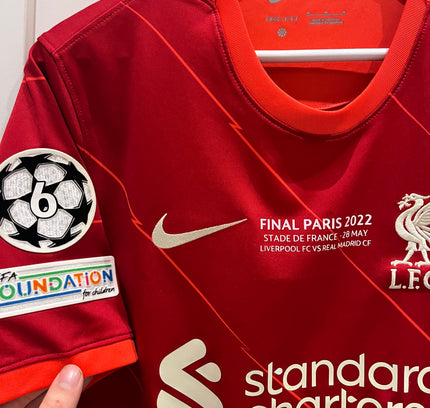Liverpool home shirt CL Final 2022 #20 Diogo Jota (M) 9/10