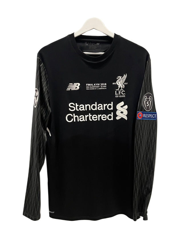 Liverpool Goalkeeper Shirt CL Final 2018 #1 Karius (M) 8/10