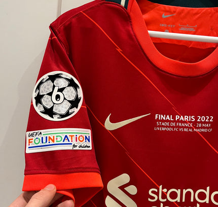 Liverpool home CL finale 2022 #66 Alexander Arnold (L) 8/10