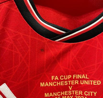 Manchester United home LS FA Cup final 2024 #17 Garnacho (XL) 8/10
