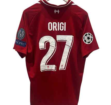 Liverpool home CL Final 2019 #27 Origi (L) 8/10