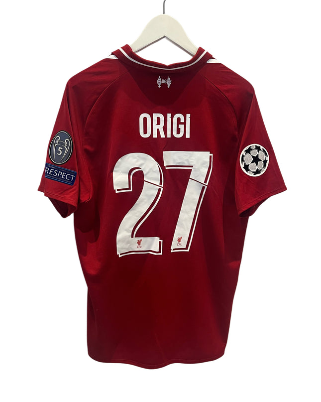 Liverpool home CL Final 2019 #27 Origi (L) 8/10