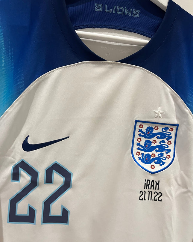 England home 2022 #22 Bellingham (M) 10/10