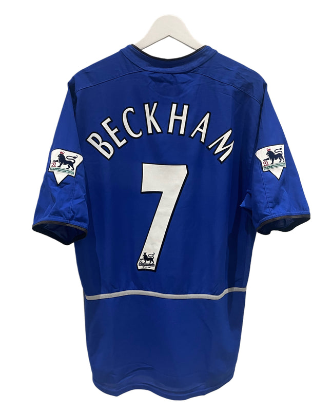 Manchester United third 2002/2003 #7 Beckham (L) 8/10