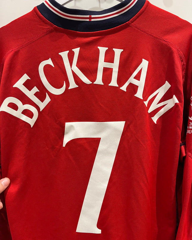 England away 2002 #7 Beckham (XL) 8/10