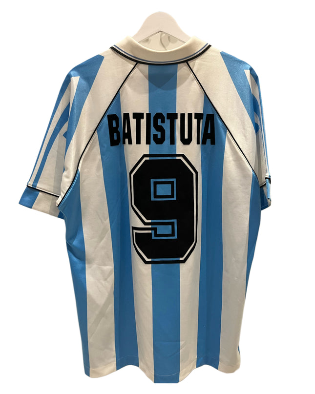 Argentina home 1996/1998 #9 Batistuta (M) 8/10