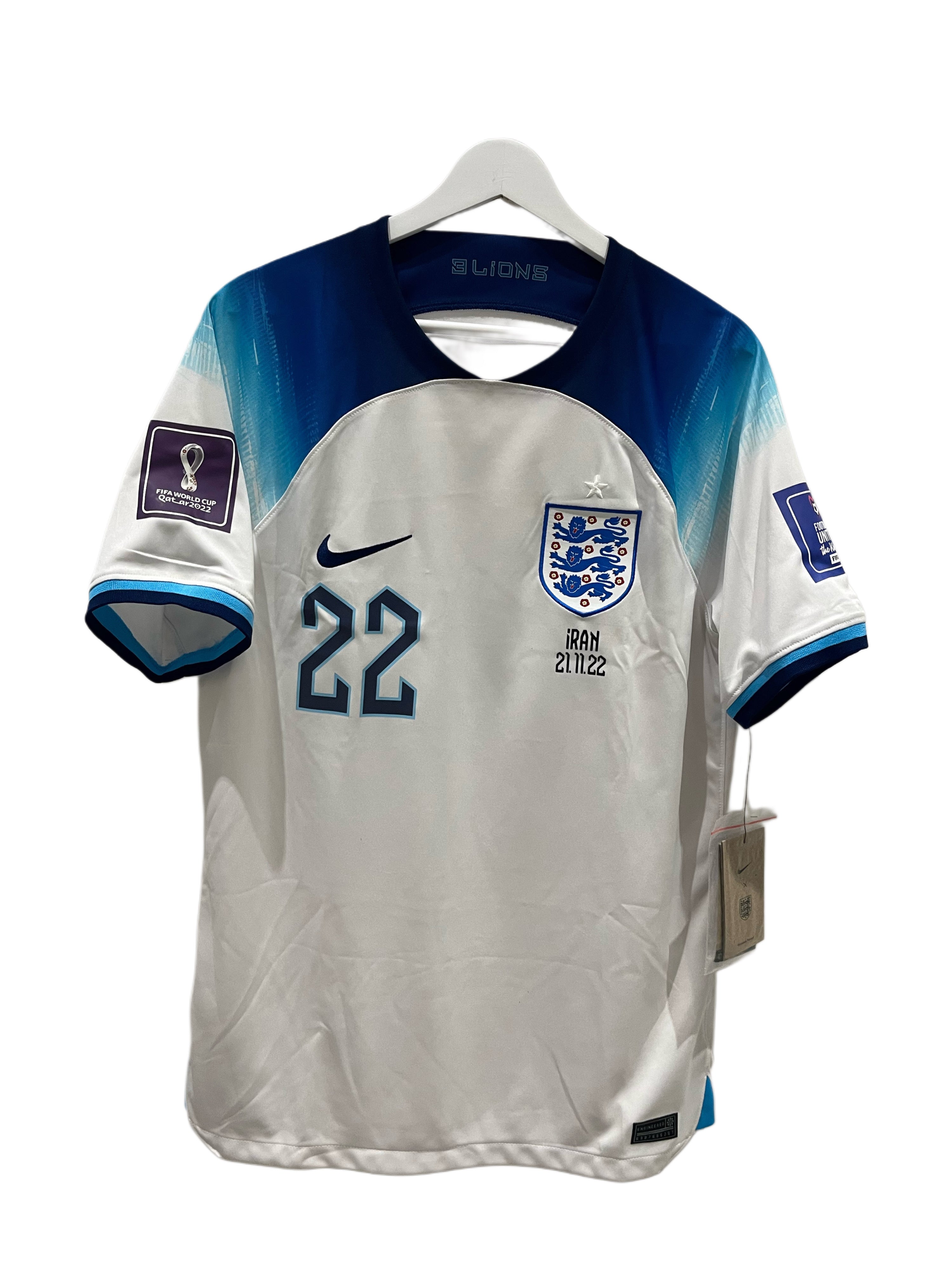 England home 2022 #22 Bellingham (M) 10/10