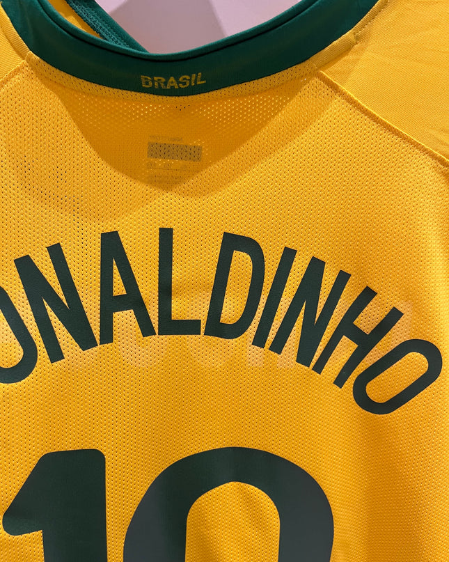 Brazil home 2008/2009 #10 Ronaldinho (XL) 7/10