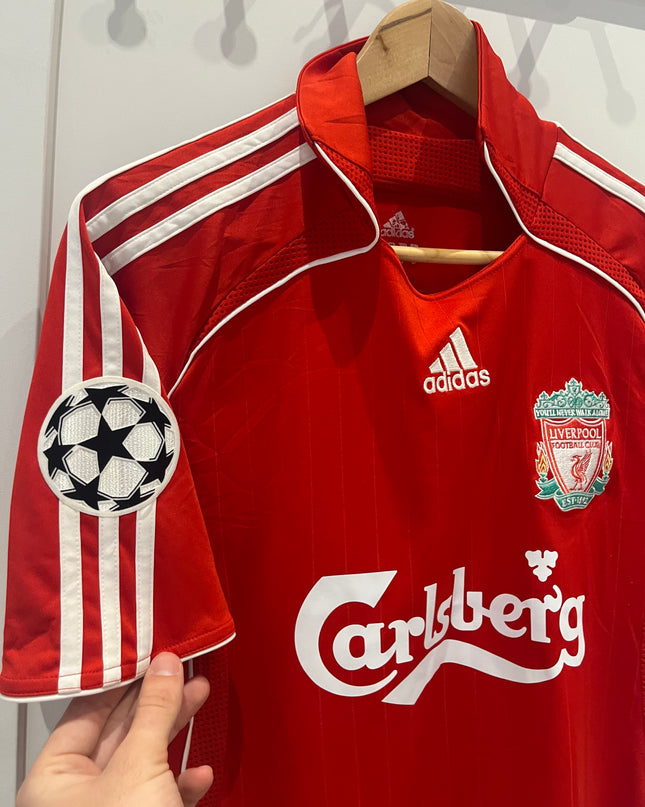 Liverpool home 2007/2008 #5 Agger (S) 8/10