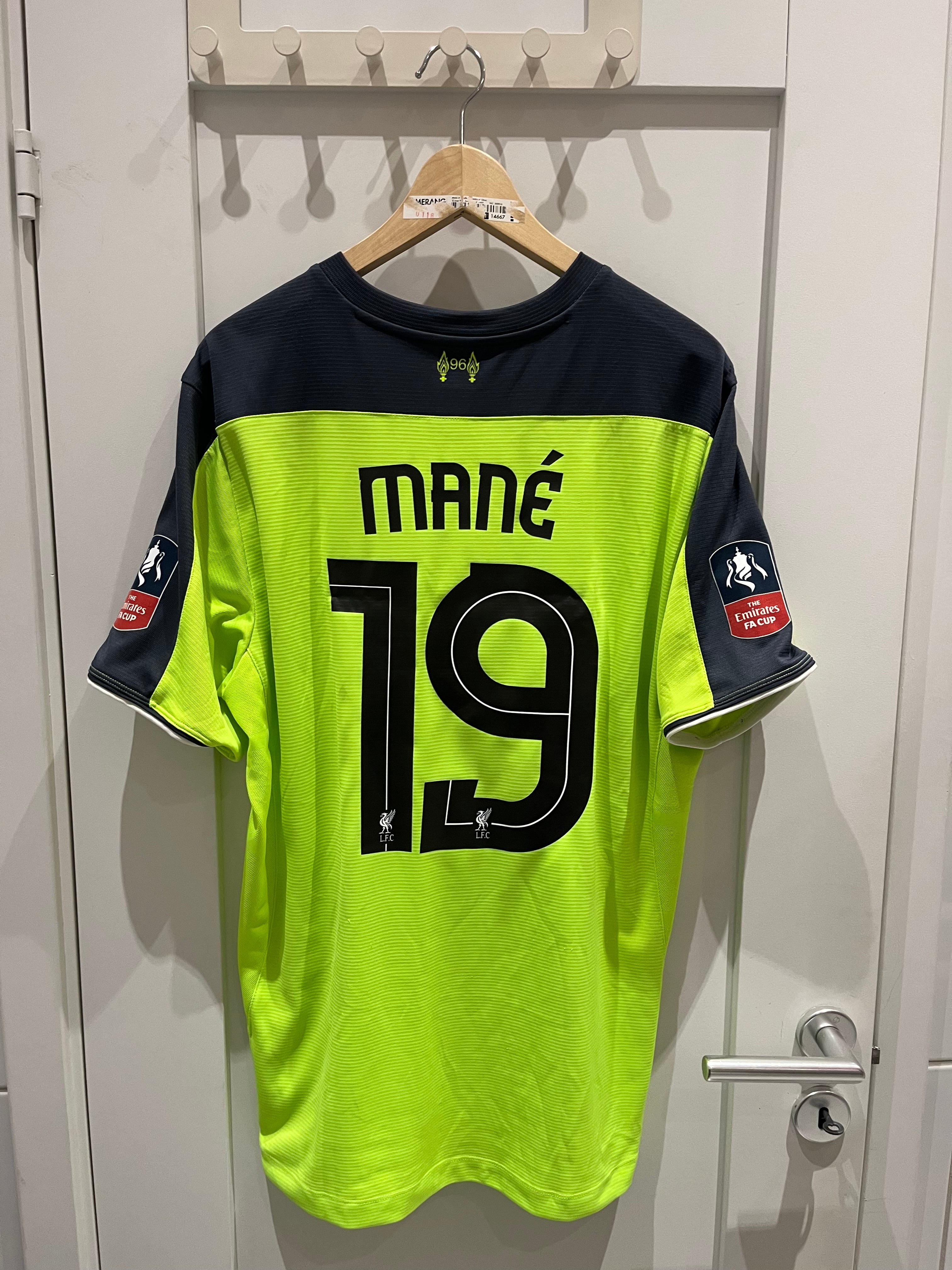 Liverpool third 16/17 #19 Mane (XL) 8/10