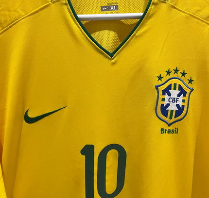 Brazil home 2008/2009 #10 Ronaldinho (XL) 7/10