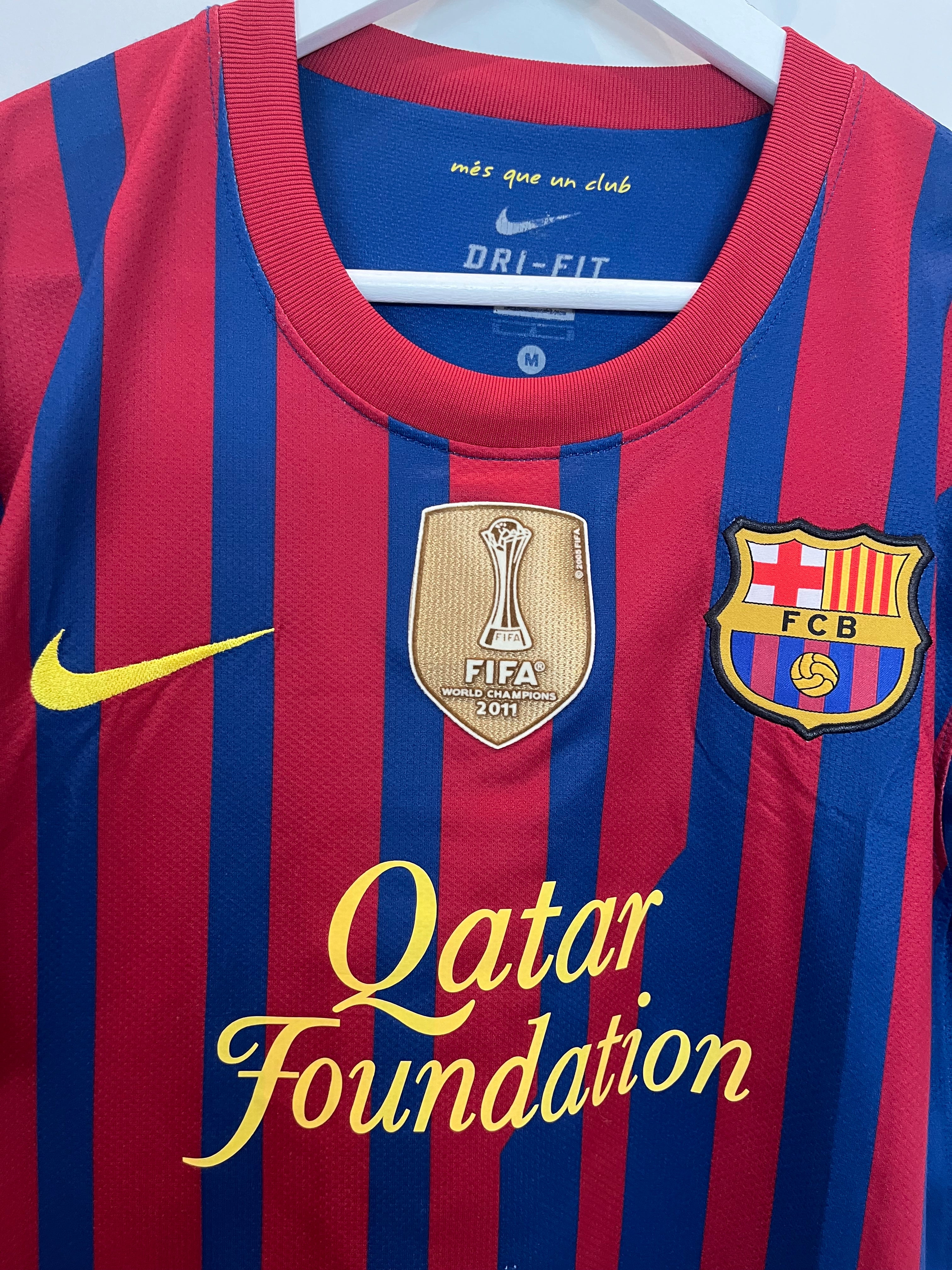 Barcelona home 2011/2012 #7 David Villa (M) 8/10