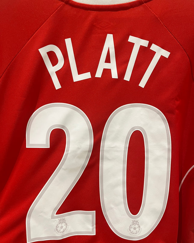 Nottingham Forrest home 2000/2002 #20 Platt (M) 8/10