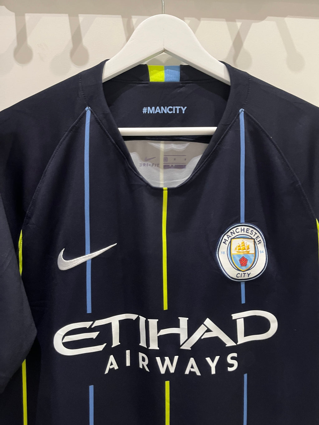 Manchester City away 2018/2019 #10 Kun Aguero (L) 7/10