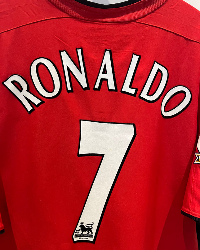 Manchester United home 2002/2004 #7 Ronaldo (XL) 8/10