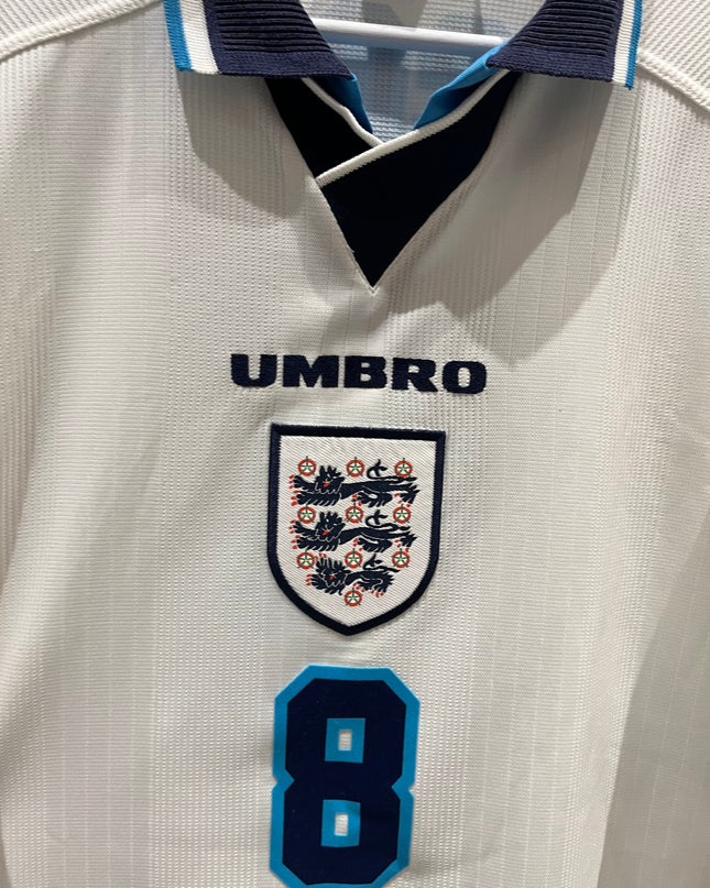 England home 1996 #8 Gascoigne (L) 8/10