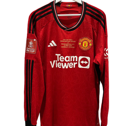 Manchester United home LS FA Cup final 2024 #17 Garnacho (XL) 8/10