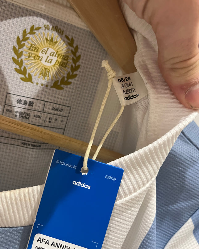 Argentina home 2024/2025 50th Year anniversary #10 Messi (M) 10/10