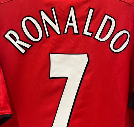 Manchester United home 2002/2004 #7 Ronaldo (M) 8/10