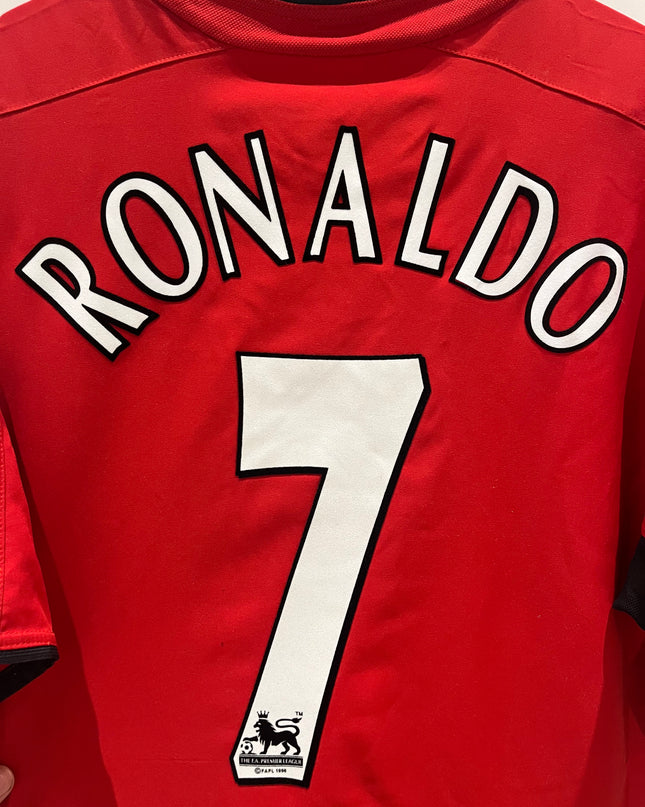 Manchester United home 2002/2004 #7 Ronaldo (M) 8/10