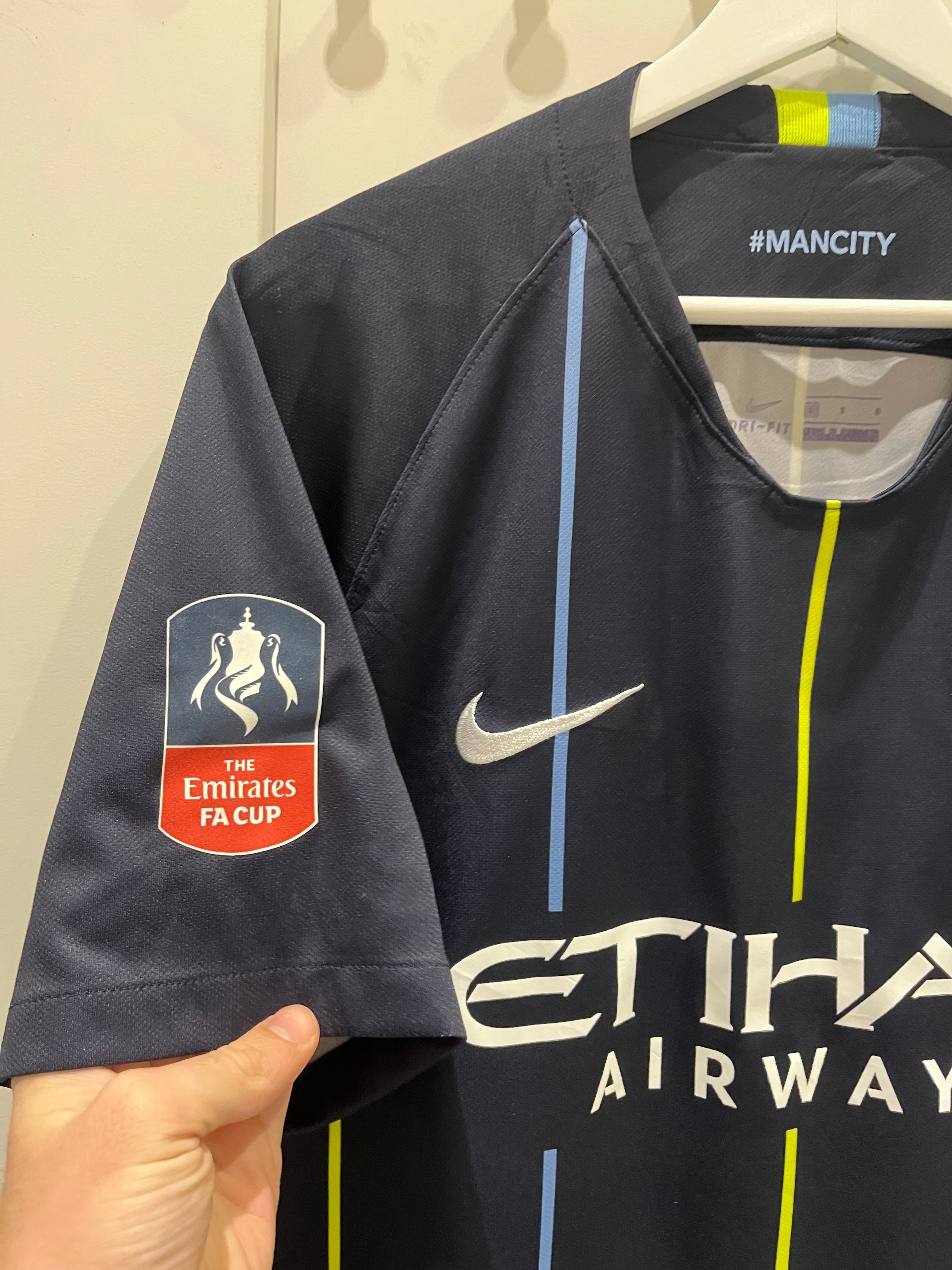 Manchester City away 2018/2019 #10 Kun Aguero (L) 7/10
