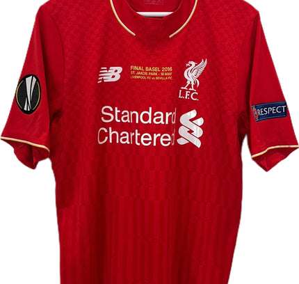 Liverpool home 2016 UEL final #10 Coutinho (M) 8/10