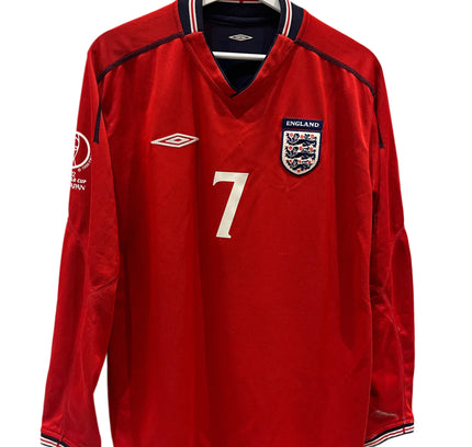 England away 2002 #7 Beckham (XL) 8/10