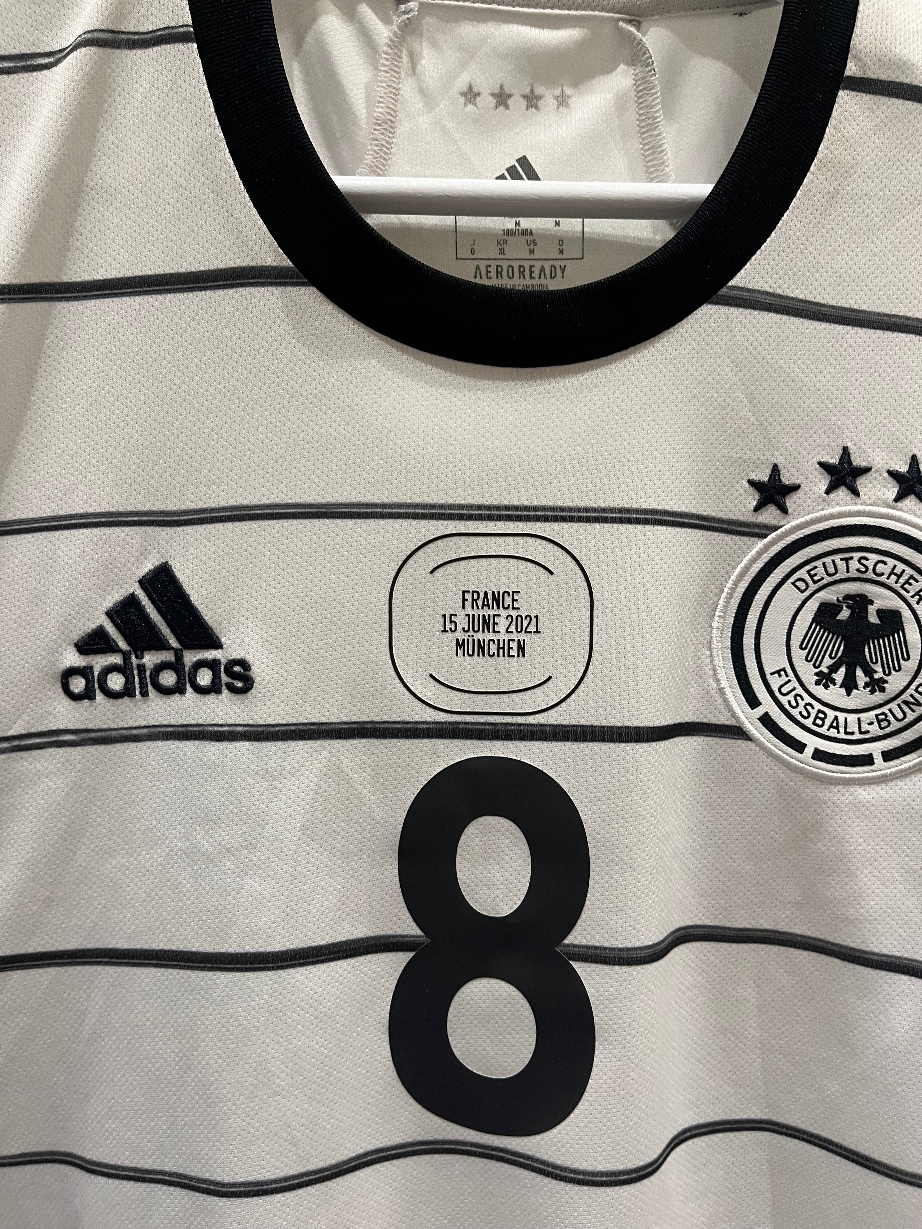 Germany home 2020/2021 #8 Kroos (M) 8/10