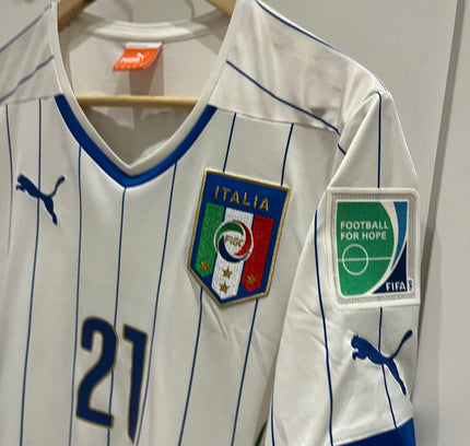 Italy home 2014 #21 Pirlo (M) 8/10