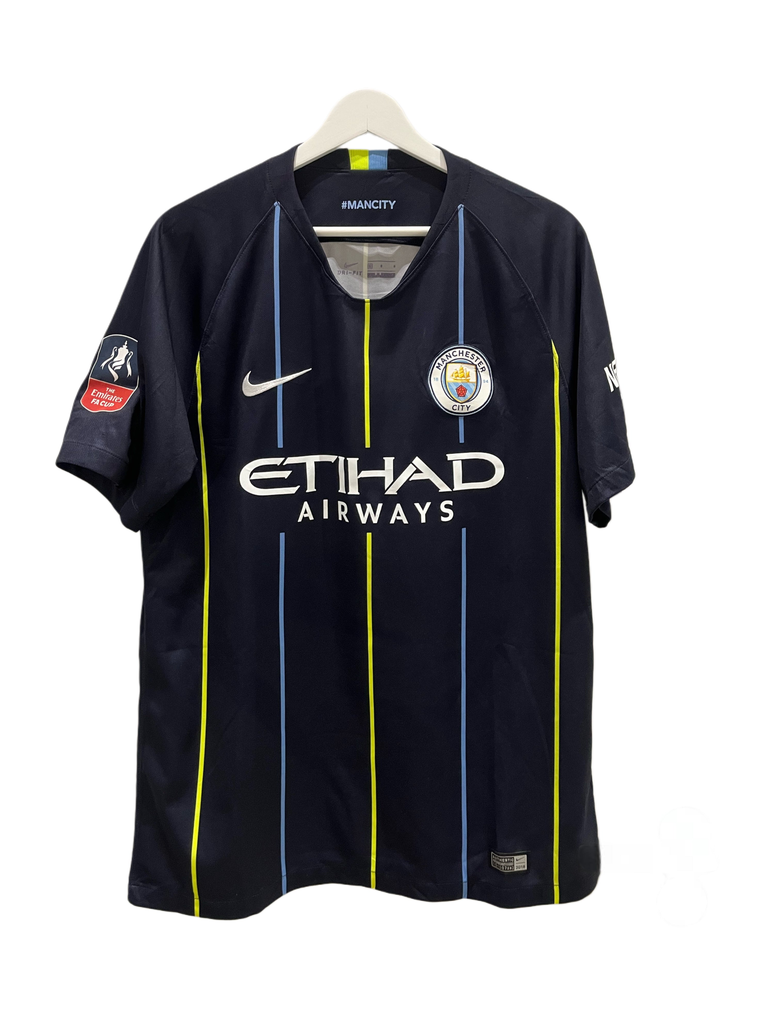 Manchester City away 2018/2019 #10 Kun Aguero (L) 7/10