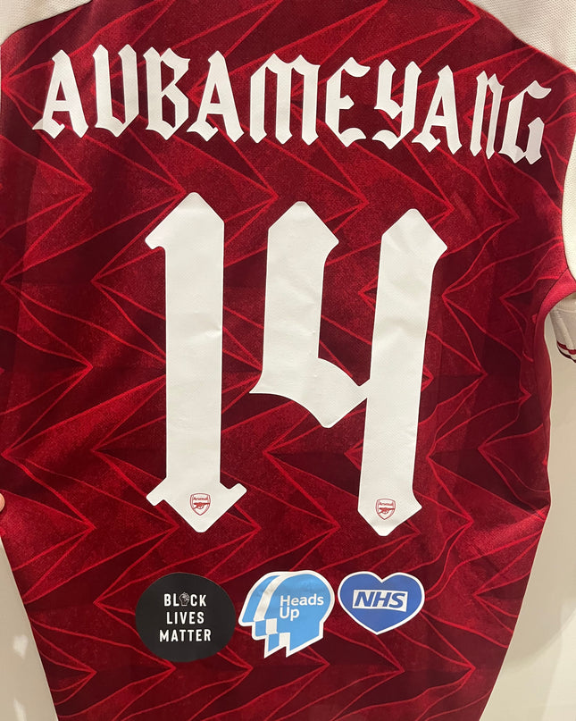 Arsenal home FA Cup final 2020 #14 Aubameyang (M) 8/10