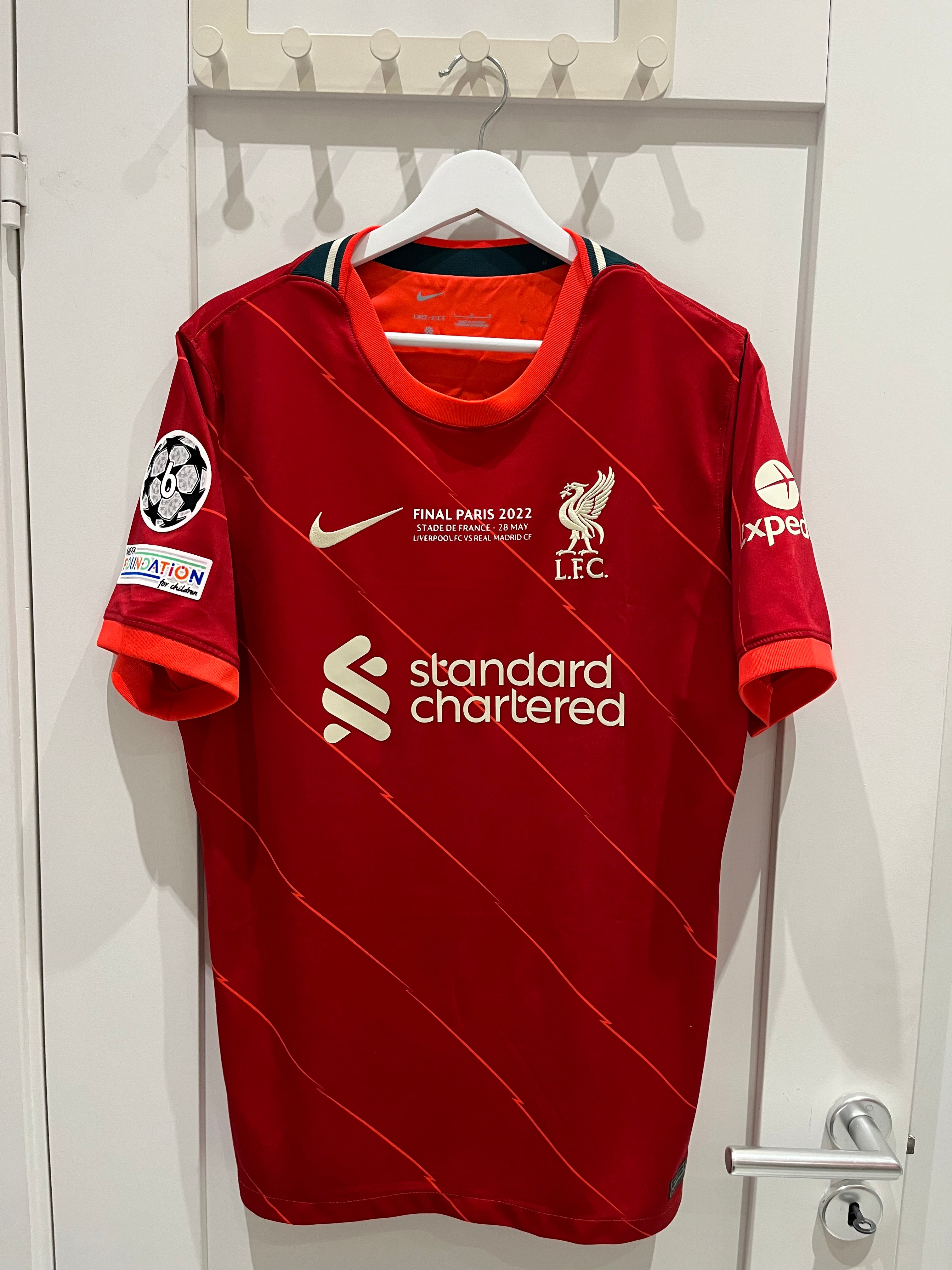 Liverpool home CL finale 2022 #66 Alexander Arnold (L) 8/10