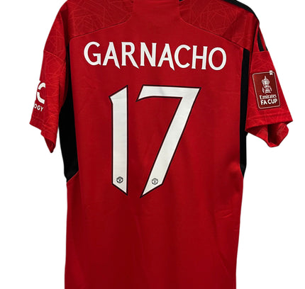 Manchester United home 23/24 #17 Garnacho (L) 10/10