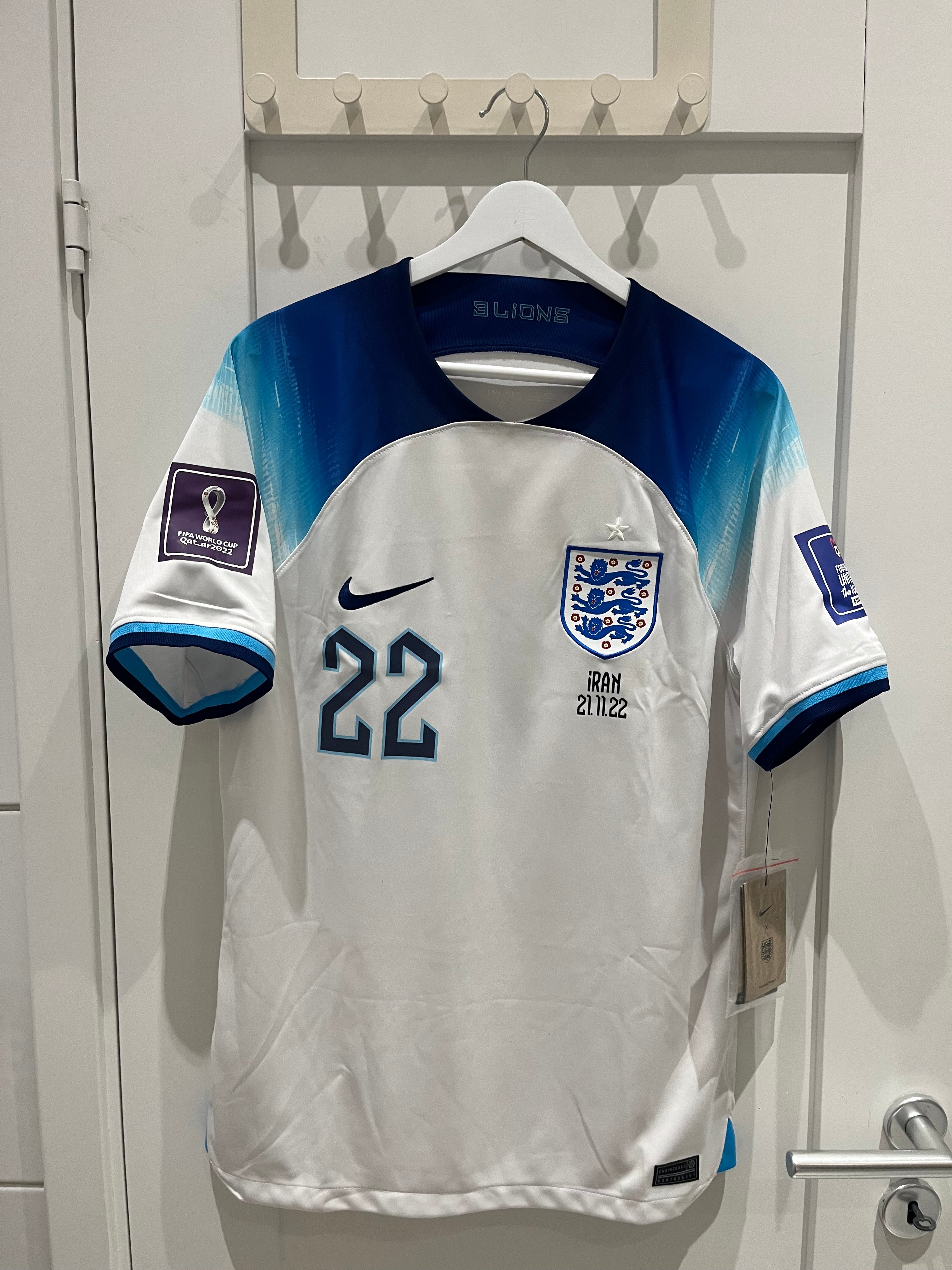 England home 2022 #22 Bellingham (M) 10/10