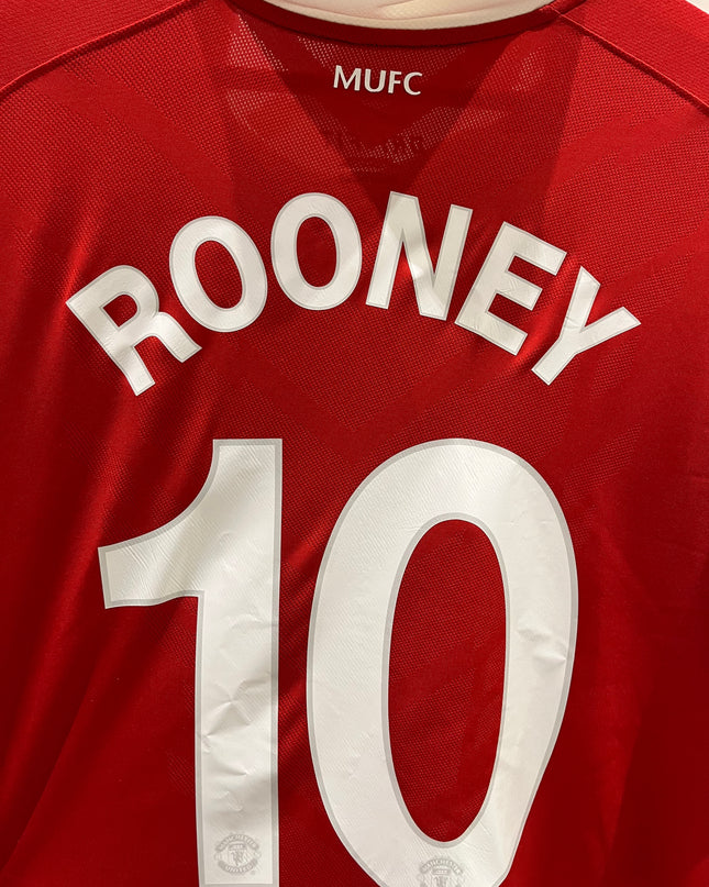 Manchester United home 10/11 #10 Rooney (L) 8/10