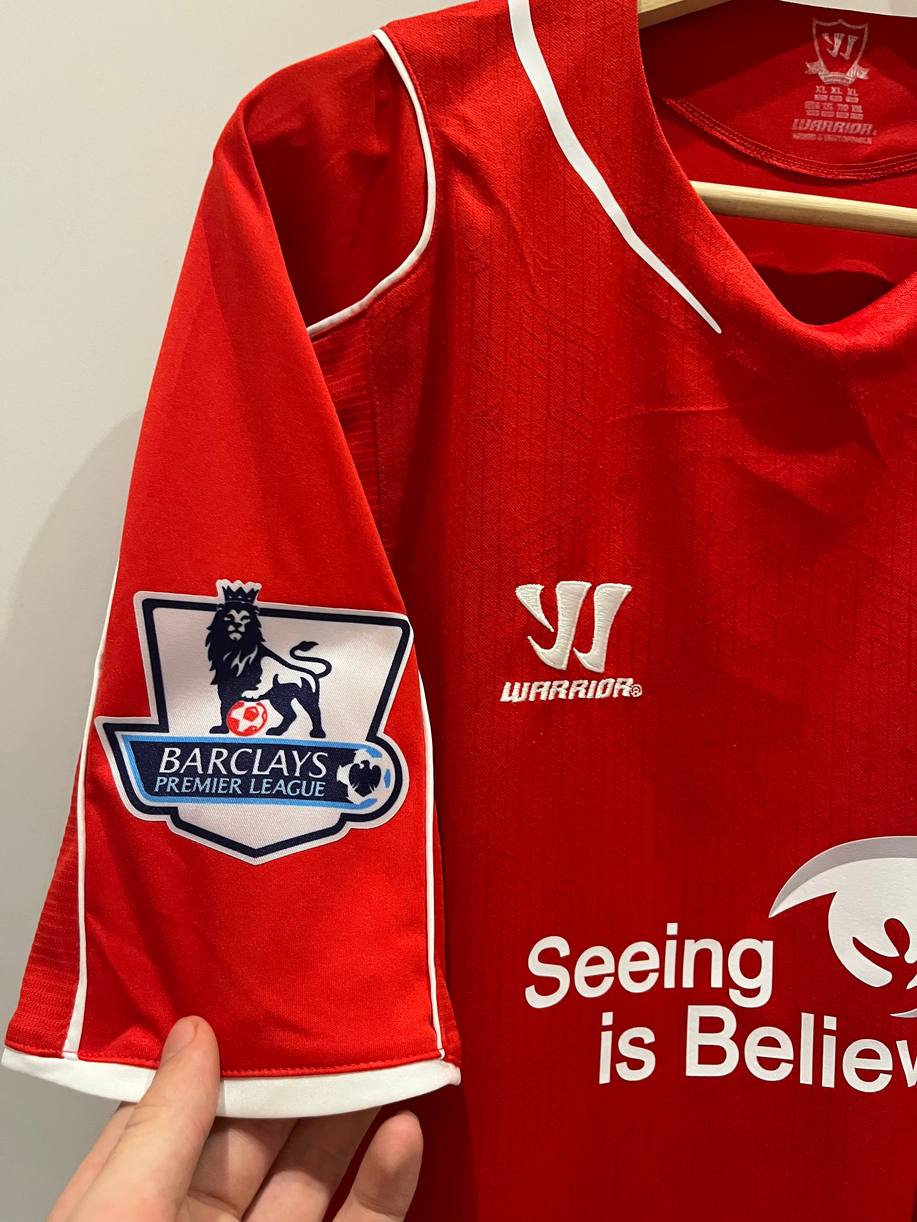 Liverpool home 14/15 #45 Balotelli (XL) 8/10