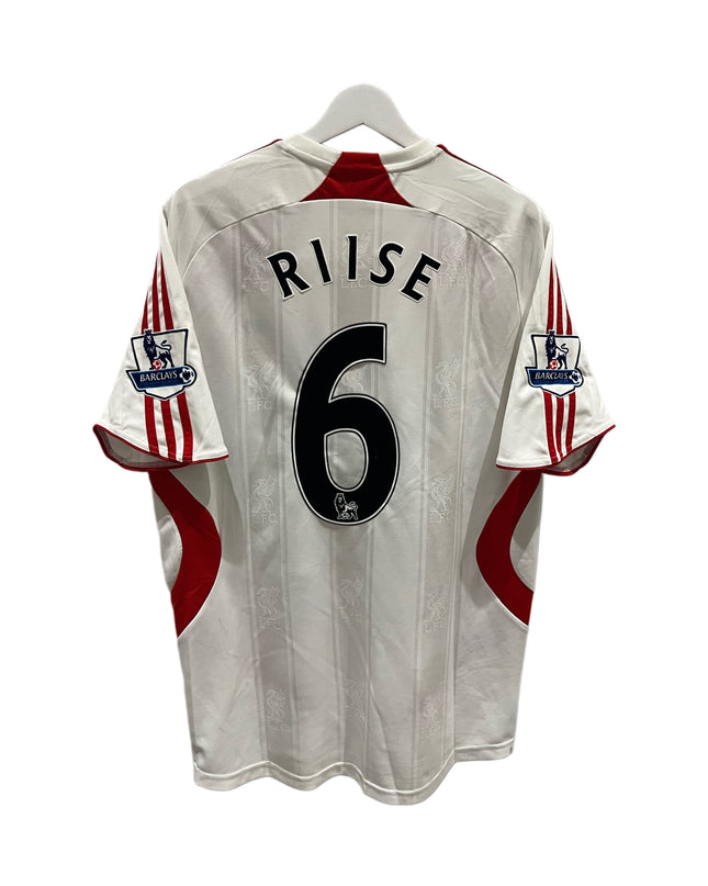 Liverpool bortedrakt 2007/2008 #6 Riise (M) 8/10