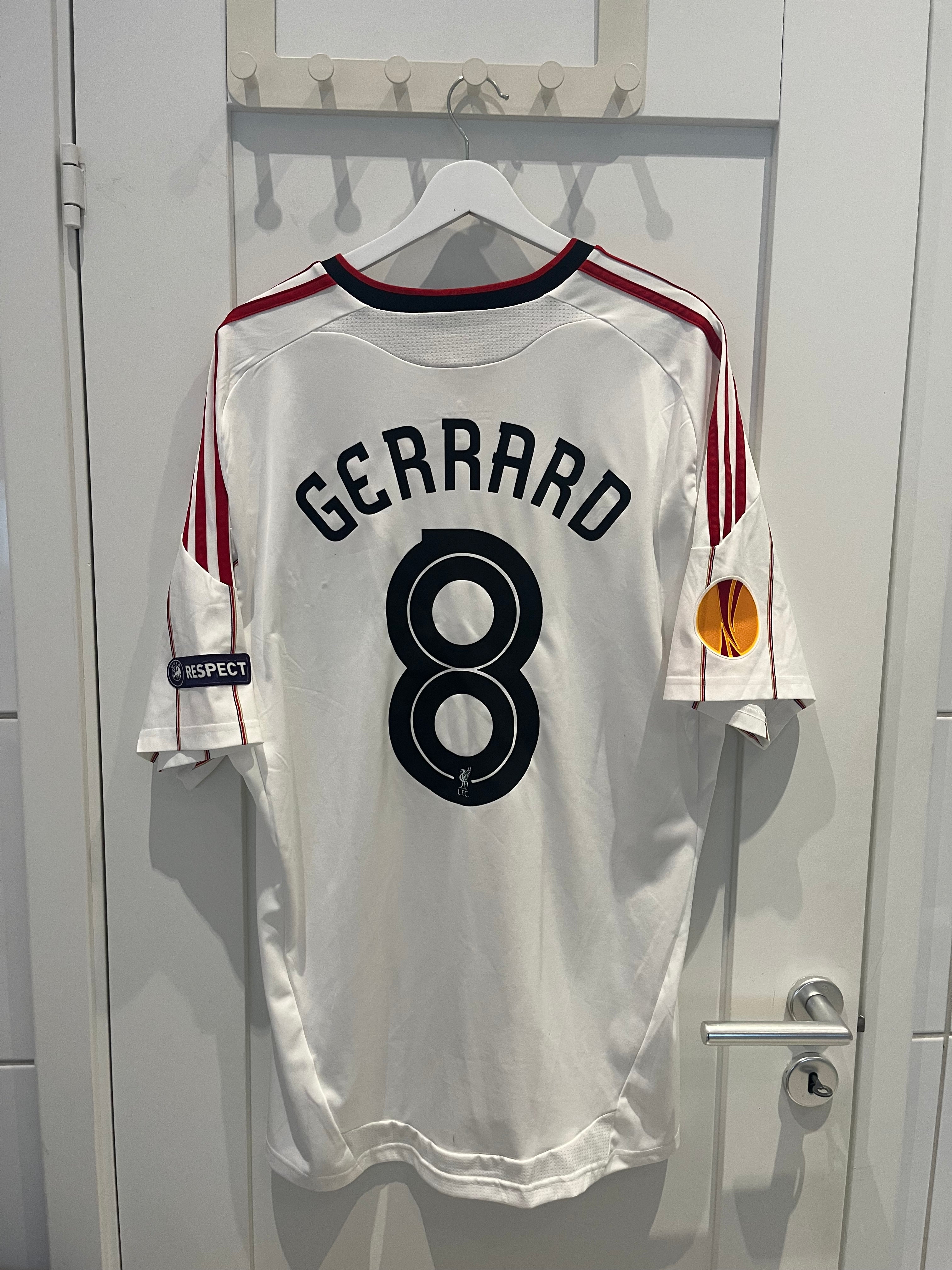 Liverpool away 2010/2011 #8 Gerrard (XL) 8/10