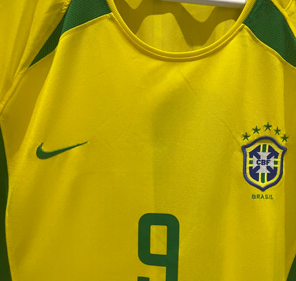 Brazil home 2002/2004 #9 Ronaldo (XL) 8/10