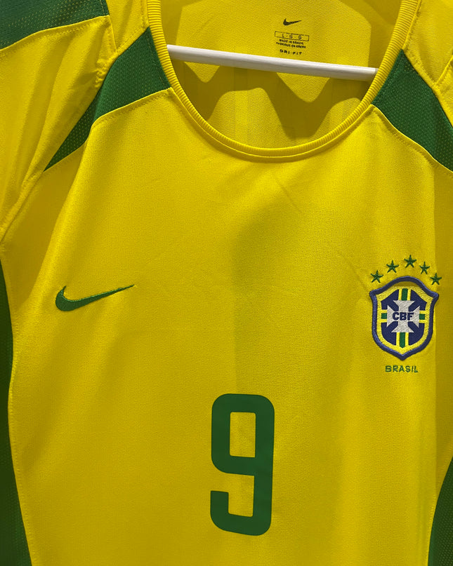 Brazil home 2002/2004 #9 Ronaldo (XL) 8/10
