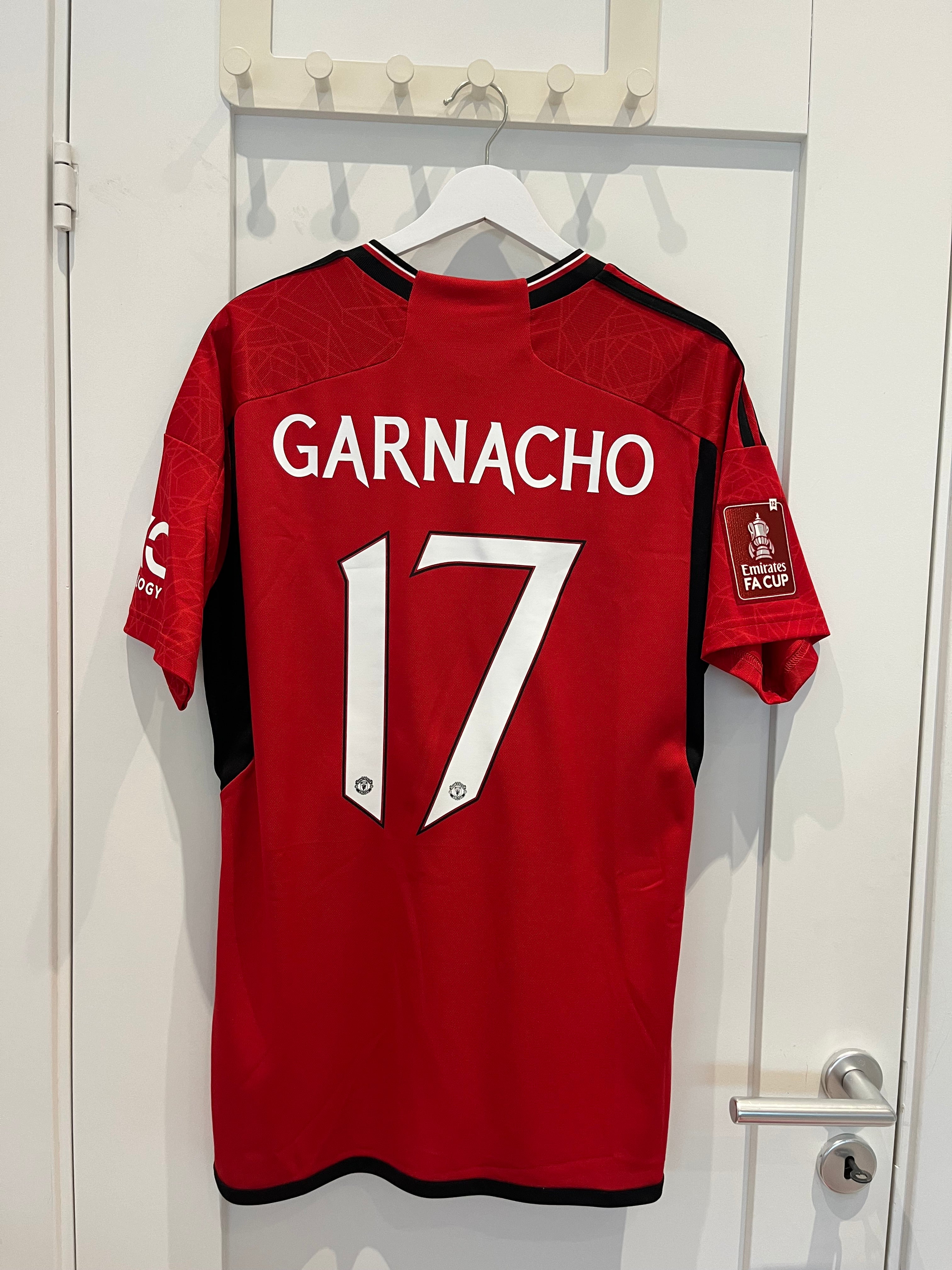Manchester United home 23/24 #17 Garnacho (L) 10/10