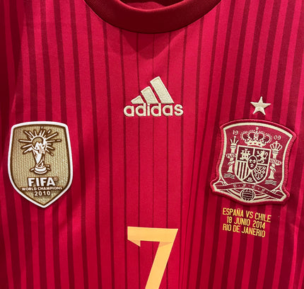 Spania home 13/14 #7 David Villa (M) 8/10