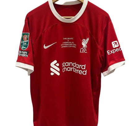 Liverpool home Carabao Cup Final 2024 #20 Diogo Jota (L) 9/10
