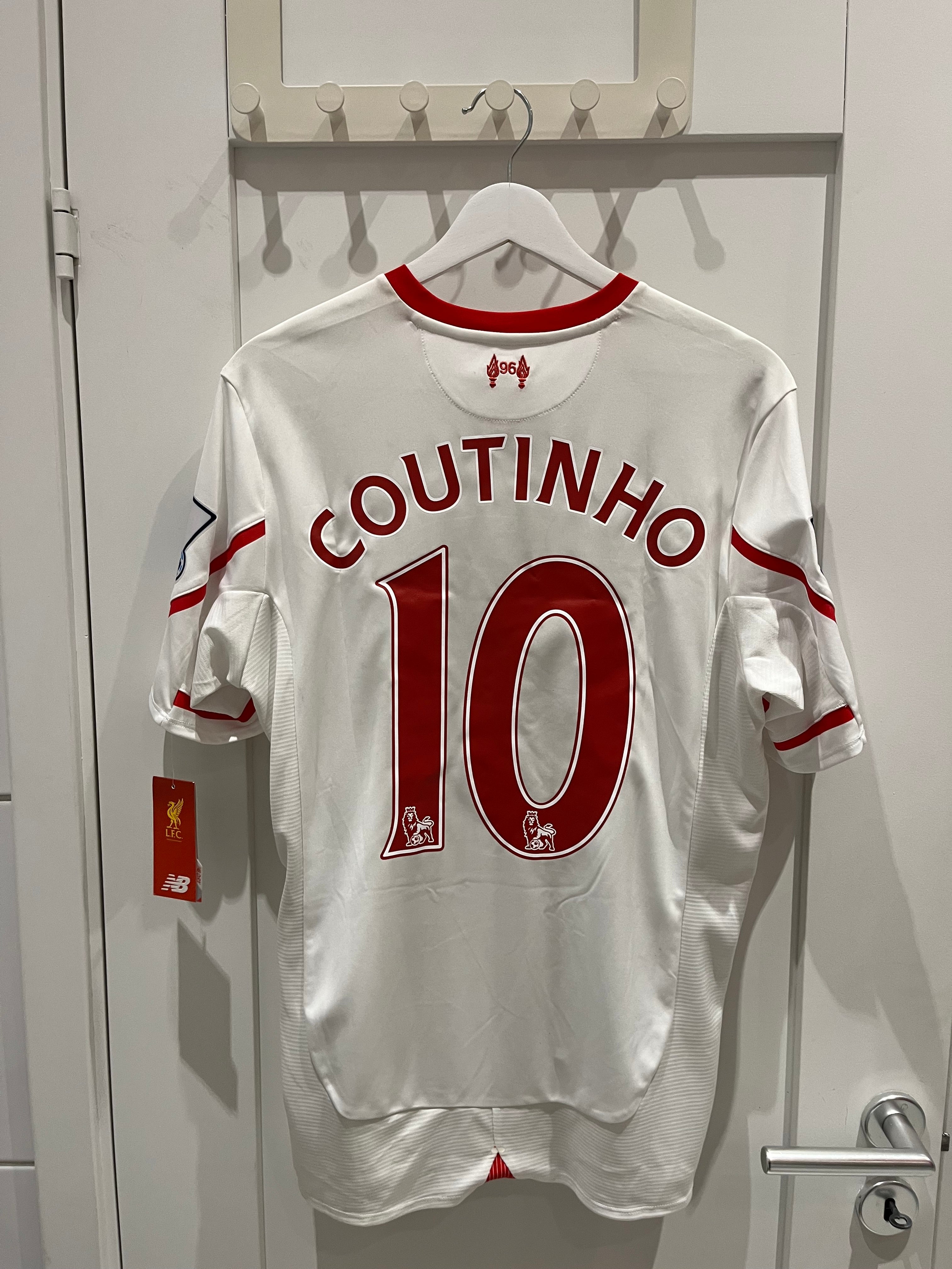Liverpool away 15/16 #10 Coutinho (M) 10/10