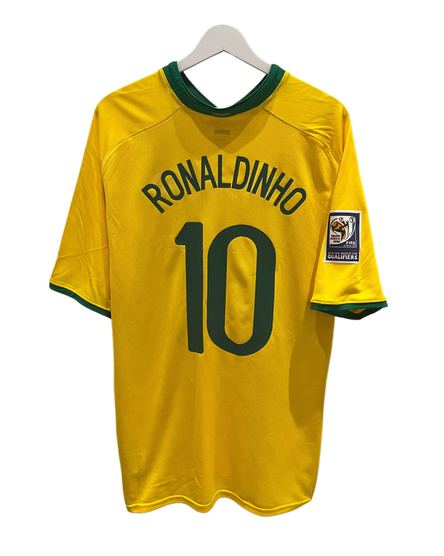 Brazil home 2008/2009 #10 Ronaldinho (XL) 7/10