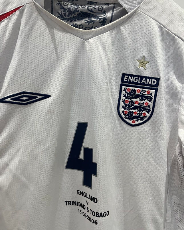 England home 2006 WC #4 Gerrard (M) 7/10