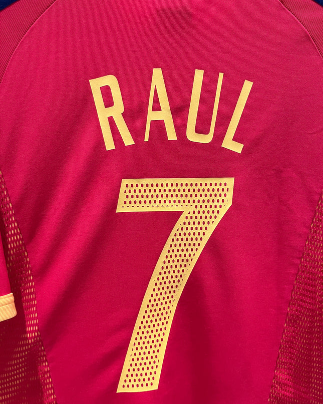 Spain home 2002/2004 #7 Raul (M) 8/10