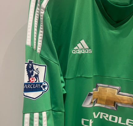 Manchester United Goalkeeper shirt 2015/2016 #1 De Gea (L) 8/10