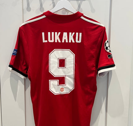 Manchester United home shirt 17/18 #9 Lukaku (S) 7/10